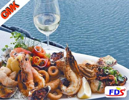 Gegrillte Fischplatte